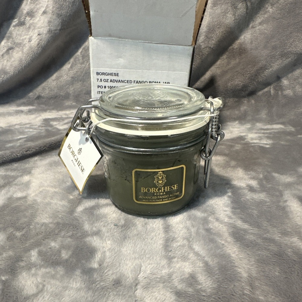 Borghese Roma Fango Advanced Active Mud - 7.5 Oz. Glass Jar - for Face & Body